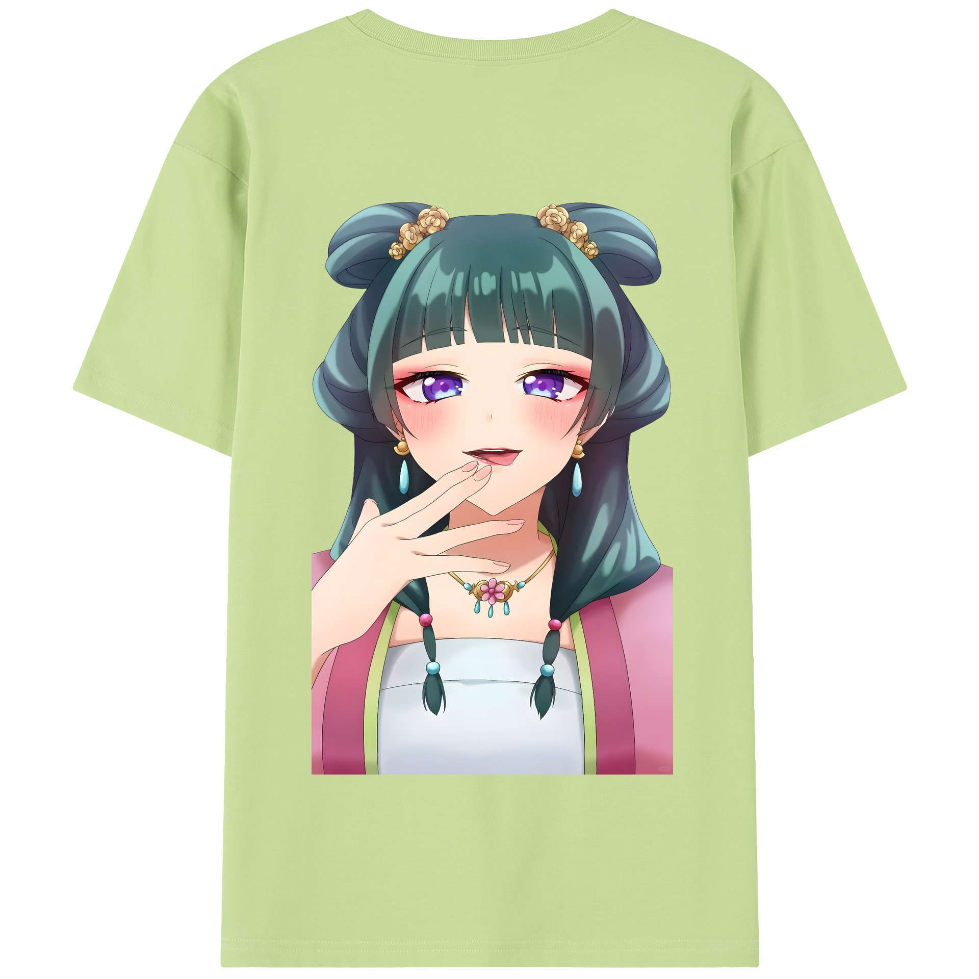 （画像用） 薬屋のひとりごと The Apothecary Diaries 綿100％半袖Tシャツ（背面プリント）